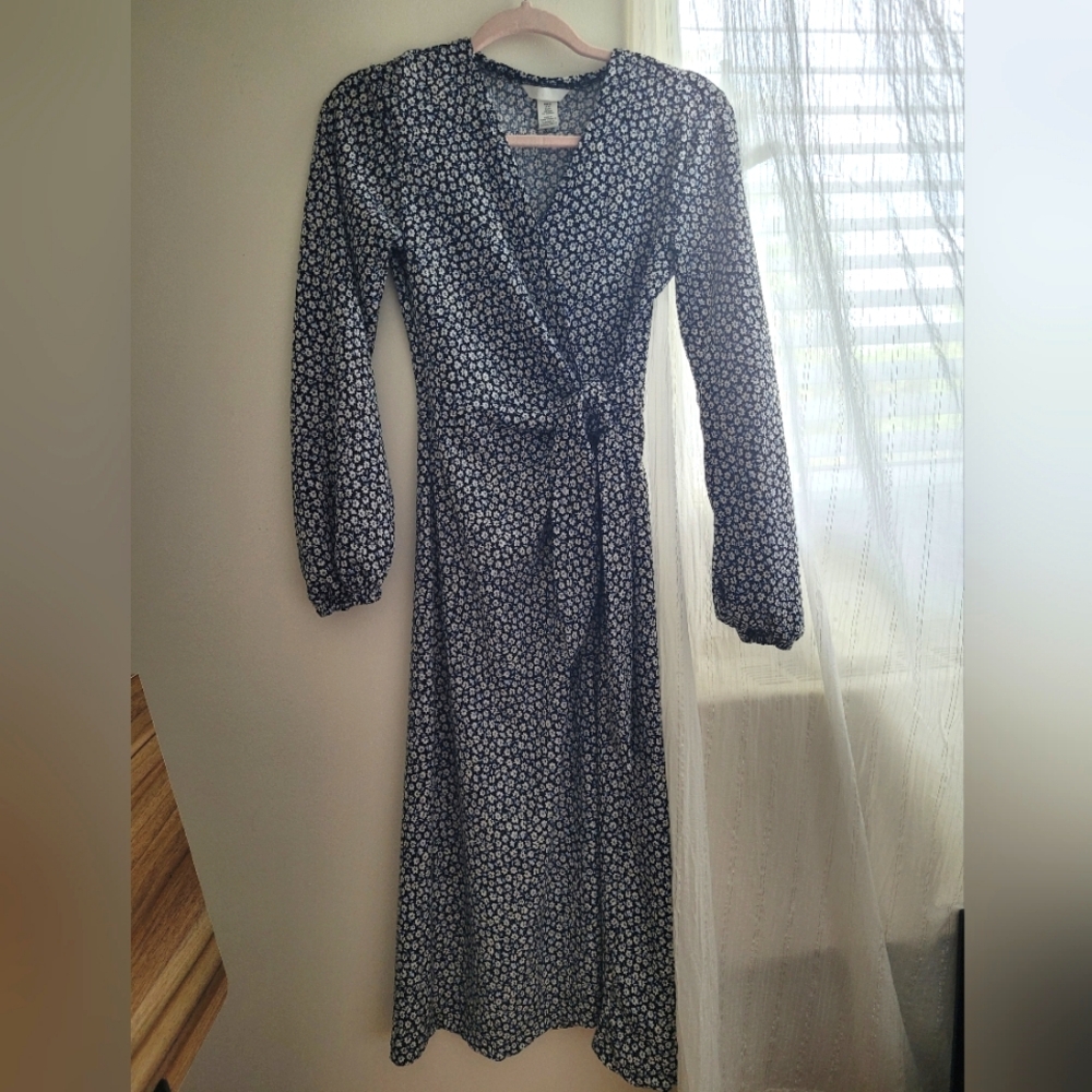 Long sleeve Wrap dess